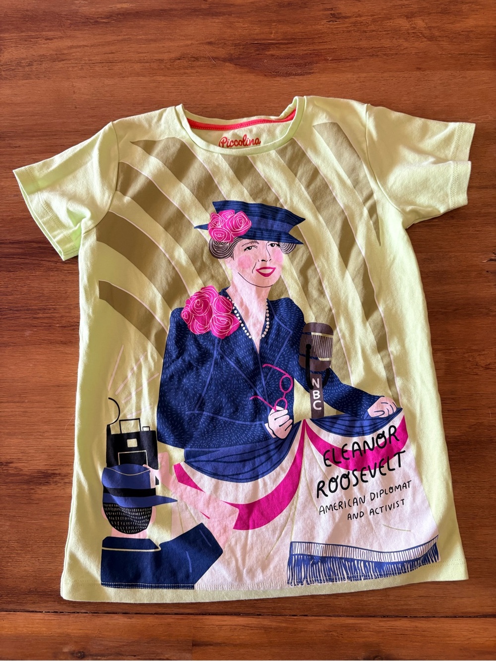 Piccolina Eleanor Roosevelt Graphic Tee - Female heroes back to school 🏫 - Picture 2 of 7